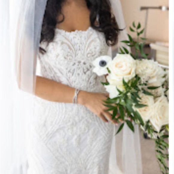 Martina Liana Designer Wedding Dress - With Added Custom Straps! - Picture 2 of 9